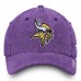 Women's Minnesota Vikings NFL Pro Line by Fanatics Branded Purple Timeless Fundamental Adjustable Hat 2855836